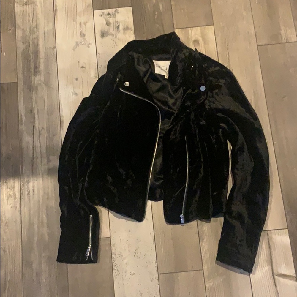 Rachel Roy black velvet jacket